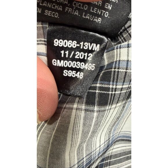 Harley-Davidson Men’s Plaid Performance Woven Shirt Back Graphic L - Picture 4 of 6